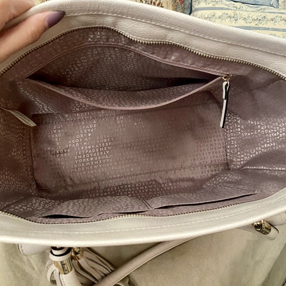 Kate Spade | Longacre Court Cal Pebble Tassel Tote Bag - Picture 7 of 14